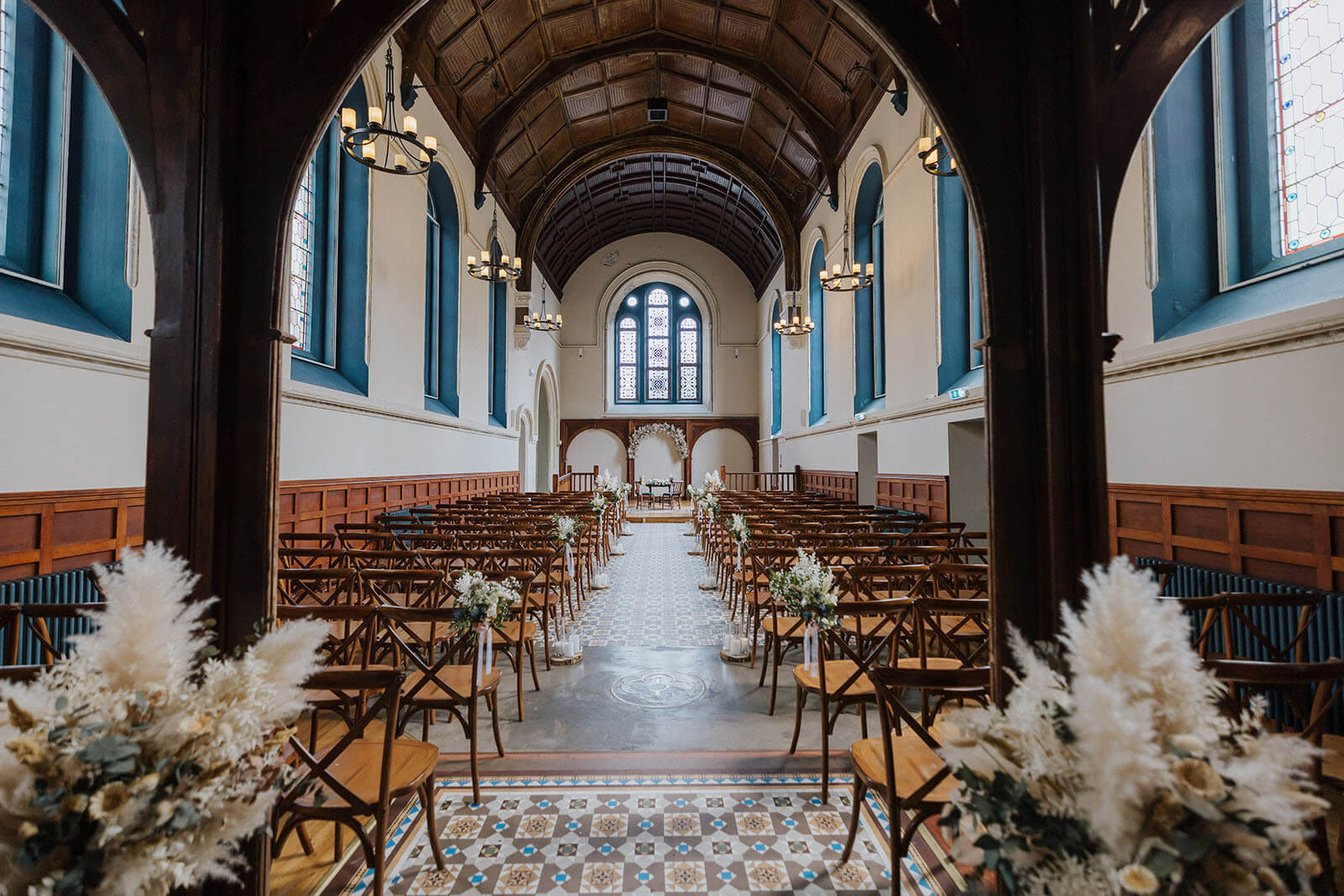 inside the abbey chapel